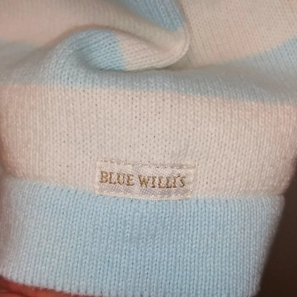 Blue Willi's‎ Denmark Striped Button-up Sweater